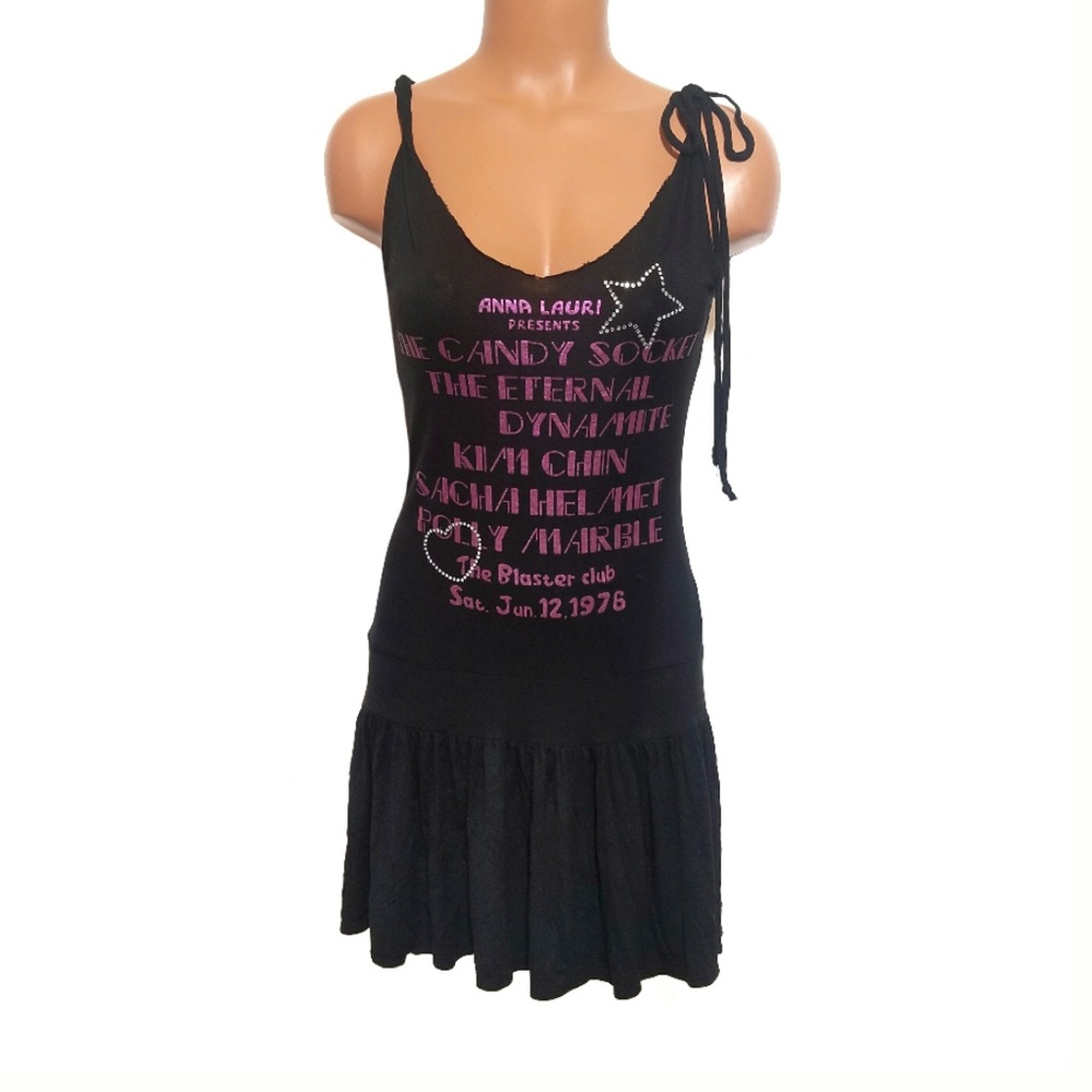 Divided by H&M Black Rhinestone Party Dress 6